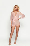 Pink Eva Mesh Romper