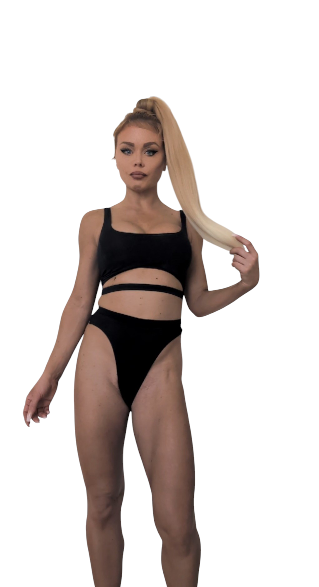 Essential Black Strap Bikini