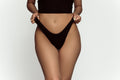 Essential Black V Cut Bikini